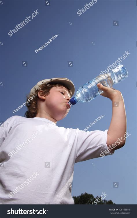 Boy Drink Water From Bottle Stock Photo 105425552 : Shutterstock