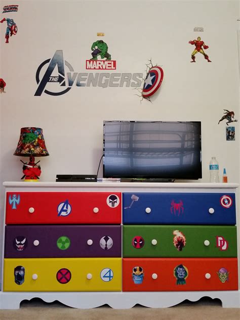 Kids Room Avengers : Jesse bedroom | Marvel bedroom, Marvel room ...