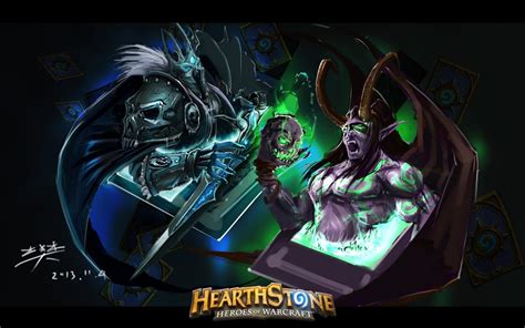 wallpaper hearthstone, warcraft, lich king HD : Widescreen : High ...