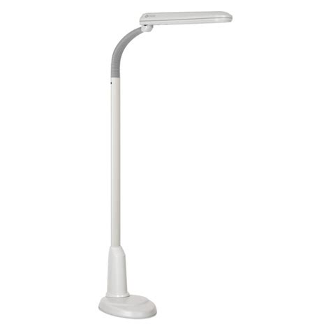 Ott-Lite L24554 Task Plus High-Definition 24-Watt Floor Lamp, Dove Grey ...