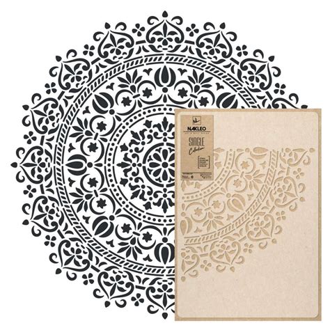 Reusable Plastic Stencil // MANDALA #01