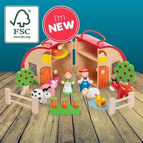 Wooden Farm Playset – ABC School Supplies