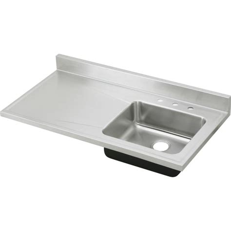 Shop Elkay Gourmet 25-in x 48-in Lustertone Single-Basin Stainless ...