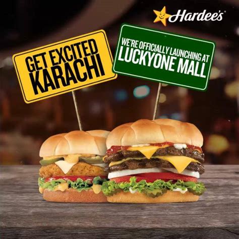 Hardees arrived at the Lucky One Mall Karachi - hsohu