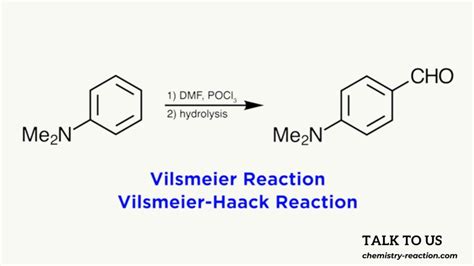 Vilsmeier–Haack formylation Organic Chemistry Reaction