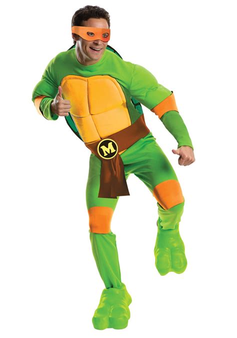 Deluxe TMNT Michelangelo Costume for Men