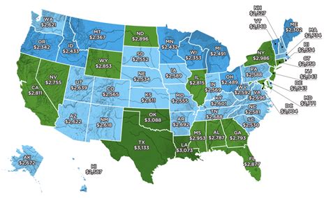 This Graph Shows the Average Tax Refund in Every State