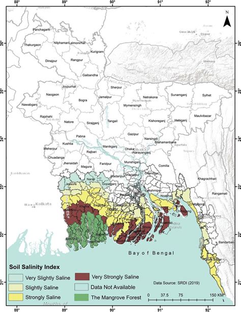 3 Soil salinity map of coastal Bangladesh. | Download Scientific Diagram