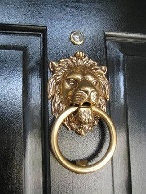 Brass Lion Head Door Knocker - Ideas on Foter