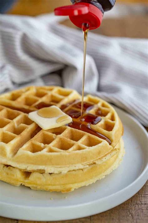 Fluffiest, Crispiest Belgian Waffles Recipe