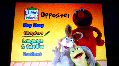 Sesame Street- Elmo's World Opposites | Doovi