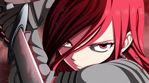 Erza Scarlet 4K 8K HD Fairy Tail Wallpaper