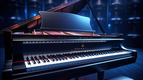 Premium AI Image | modern piano highly detailed