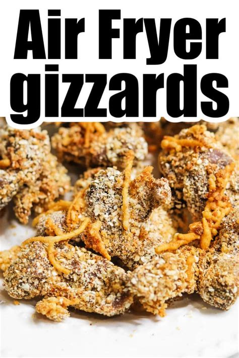 Air Fryer Chicken Gizzards - Fried Chicken Gizzards but Healthier!