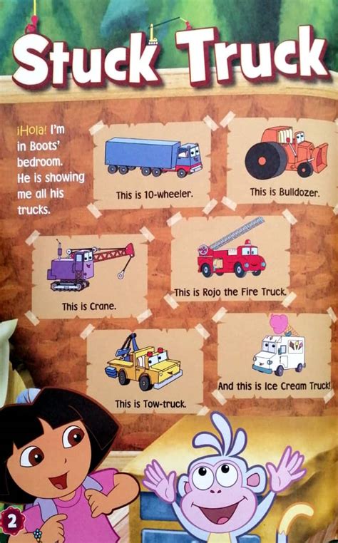 Dora The Explorer Stuck Truck Book