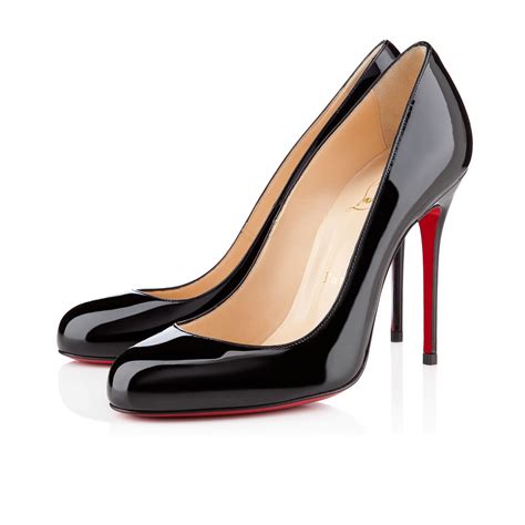 CHRISTIAN LOUBOUTIN FIFI 100MM BLACK PATENT - Reed Fashion Blog