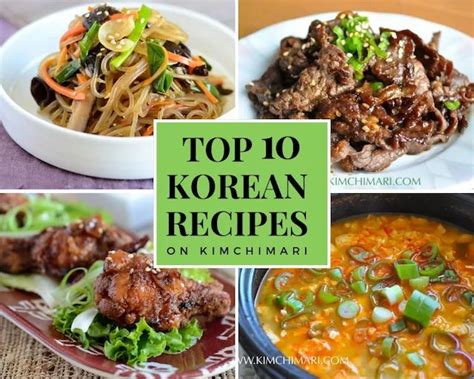 Top 10 Korean Recipes that You Have to Try | Recipes, Korean food, Easy ...