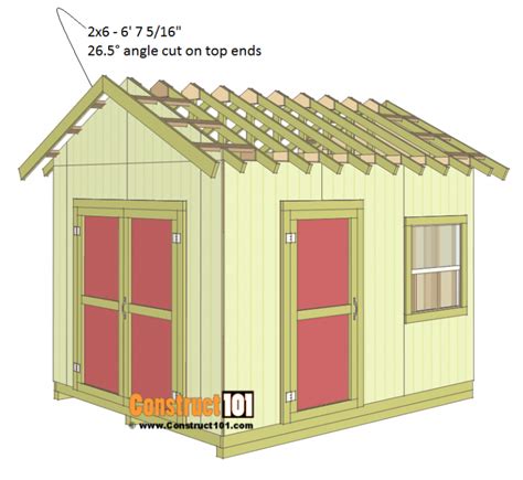 Wood Shed Plans 10 X 12 ~ Home furniture plan