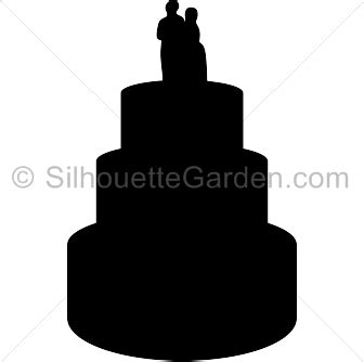 Wedding Cake Silhouette - Free Clip Art, Printable, and Vector Downloads