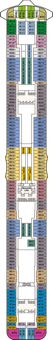 Royal Princess Deck plan & cabin plan