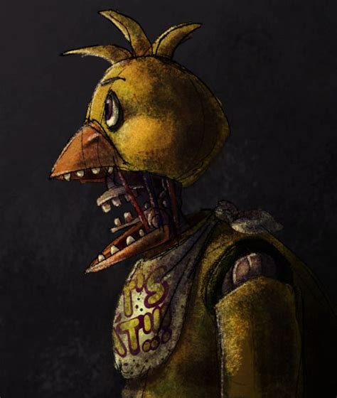 FNAF 2 Withered Chica art