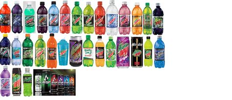 Moutain Dew Flavors by af5ws on DeviantArt