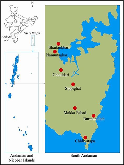 Andaman And Nicobar Islands Red Highlighted In Map Of - vrogue.co