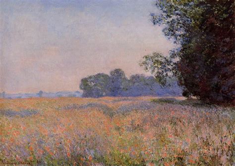 Oat Field - Claude Monet Paintings