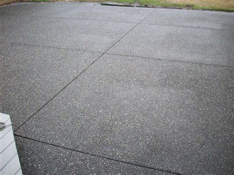 Decorative patio-Black exposed aggregate finish Driveway Tiles, Cement ...