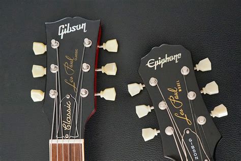 Unterschiede zwischen Gibson und Epiphone Gitarren