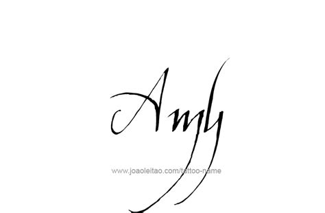 Amy Name Tattoo Designs