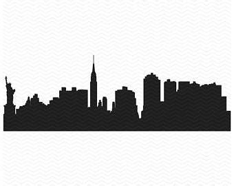 Cleveland Skyline Outline | Free download on ClipArtMag