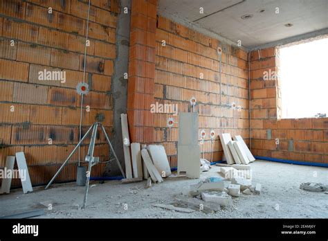 building a house, unfinished interior Stock Photo - Alamy