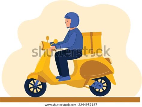 Set Delivery Man Cartoon Vector Stock Vector (Royalty Free) 2244959167 ...