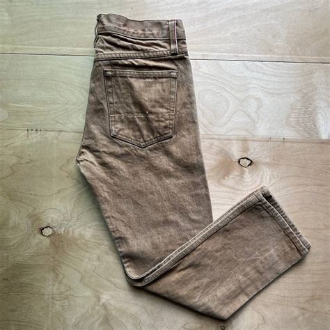 Gustin Gustin Downtown Brown Selvedge Jeans 30 Casual Workwear | Grailed