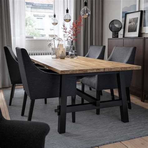 SKOGSTA Dining table, acacia, 921/2x393/8" - IKEA | Diseño de mesas de ...
