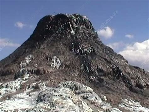 Ol Doinyo Lengai volcanic vent eruption - Stock Video Clip - K005/6416 - Science Photo Library