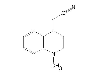 (2E)-(1-methyl-4(1H)-quinolinylidene)ethanenitrile - C12H10N2, density, melting point, boiling ...