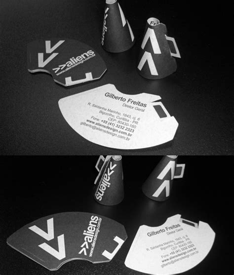 10 Great Die-cut Business Cards