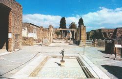 The monuments of the ancient Pompeii - HOUSE OF THE FAUN - POMPEII