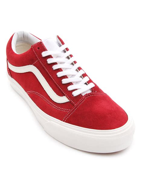 vans old skool red