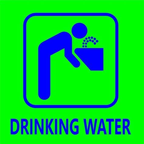 Drinking Water Signage at Rs 550 /piece | Glow Signs | ID: 4073482588