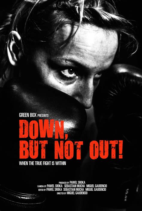 down but not out poster • She Blogged By Night