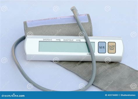 Blood pressure machine stock photo. Image of systolic - 43374400