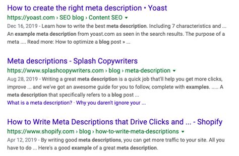 Meta Description Examples for Blogs, Homepages & Businesses