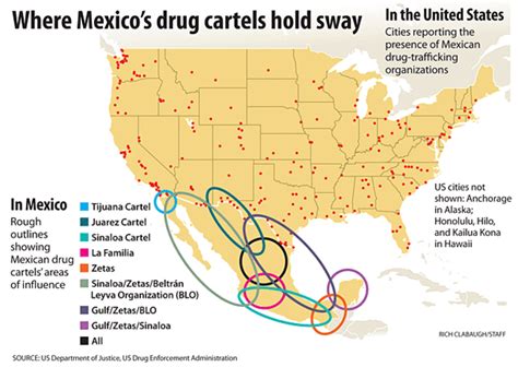 Gulf Cartel Map