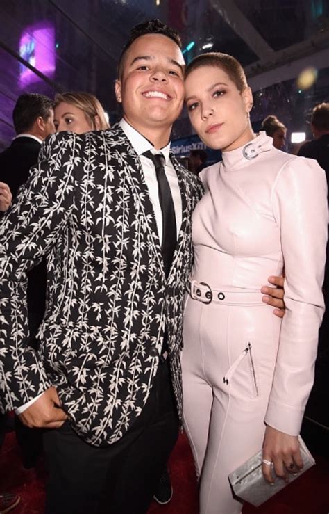 HALSEY • Halsey with her brother Sevian at the AMAs 2016.