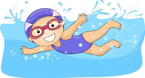 Swimming Stock Vector Illustration And Royalty Free Swimming Clipart ...