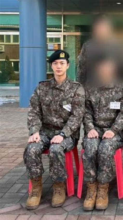 Bts Jin First Pics From Military Service Bts Members Pose Together | Hot Sex Picture