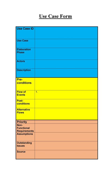 40 Use Case Templates & Examples (Word, PDF) ᐅ TemplateLab